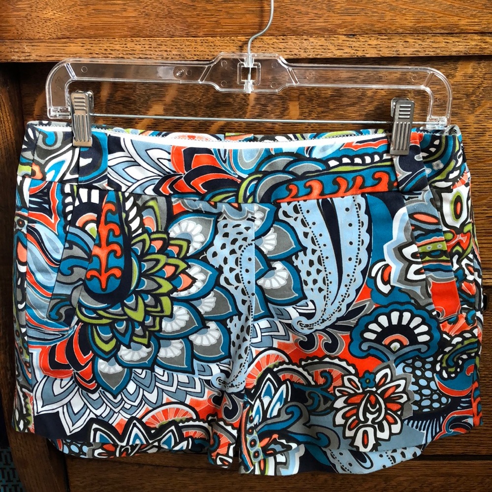 Jcrew multi-colored shorts sz 2